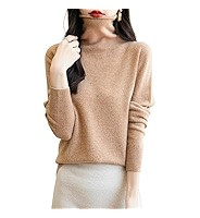 Chanyarn Women's 100% Merino Wool Seamless Sweater Turtleneck First-Line Ready to Wear Long Sleev... | Amazon (US)