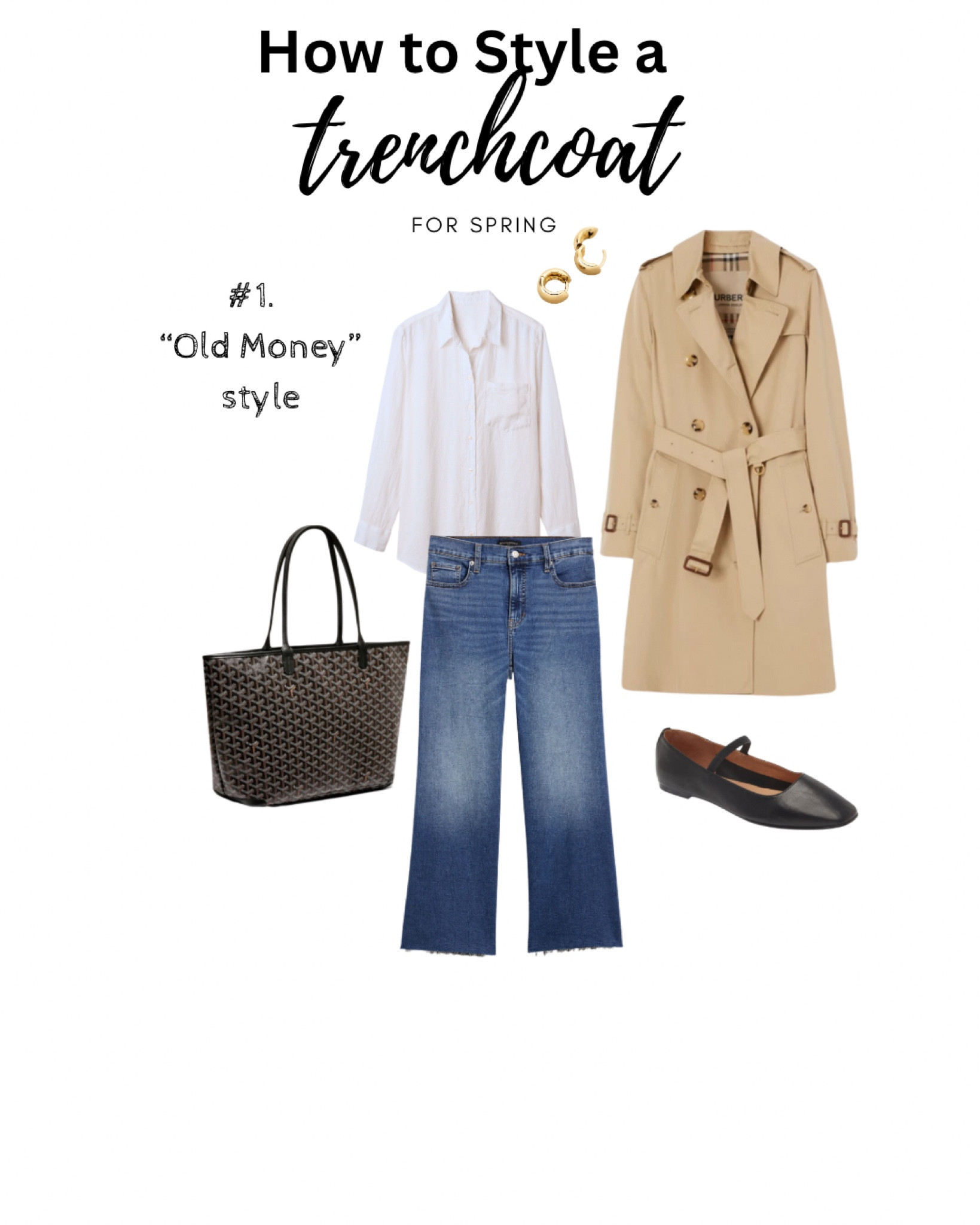 How to style a trench coat for Spring “Old Money” style. 

#LTKSeasonal #LTKover40 #LTKworkwear