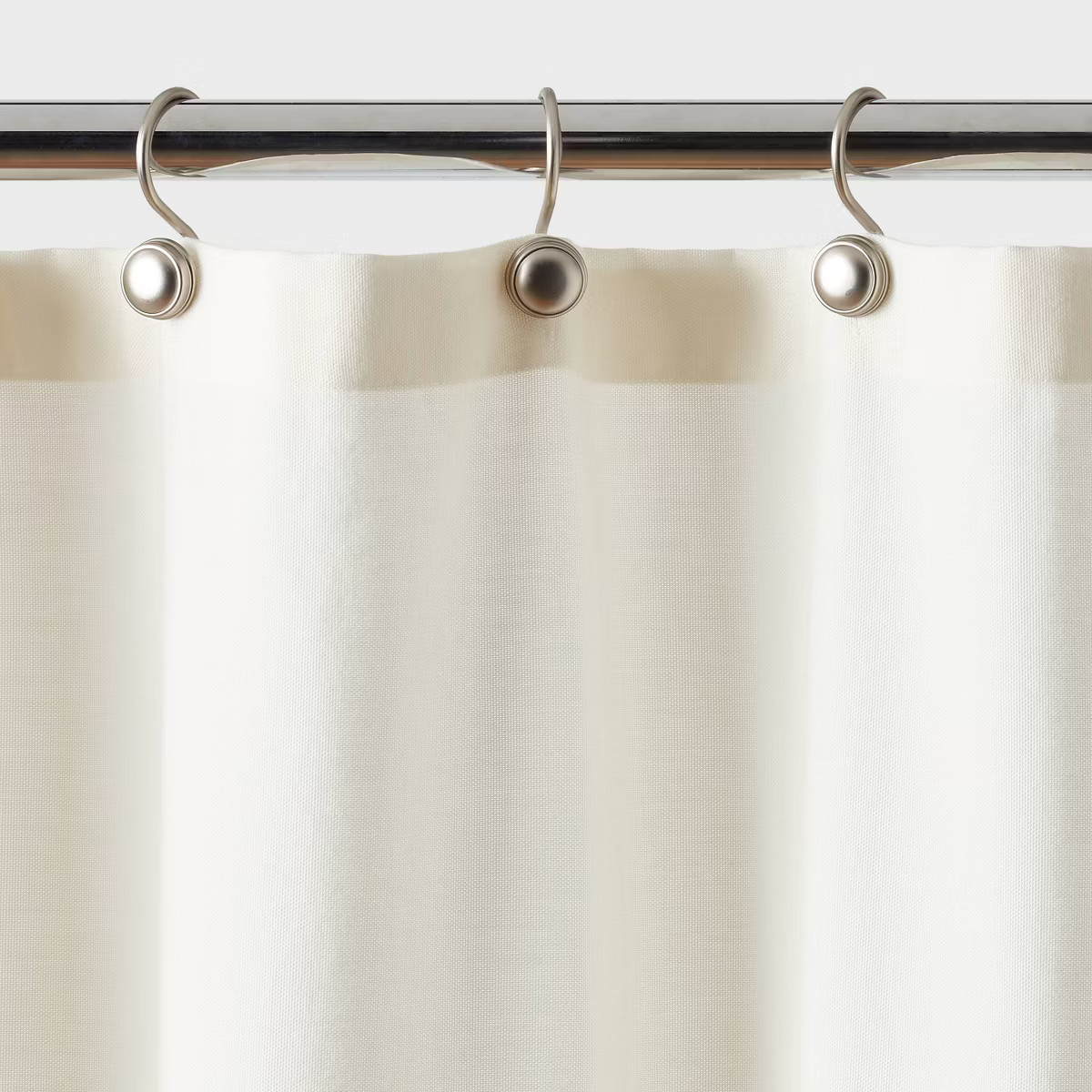 Modern Colorblock Shower Curtain Black/Cream - Threshold™ | Target