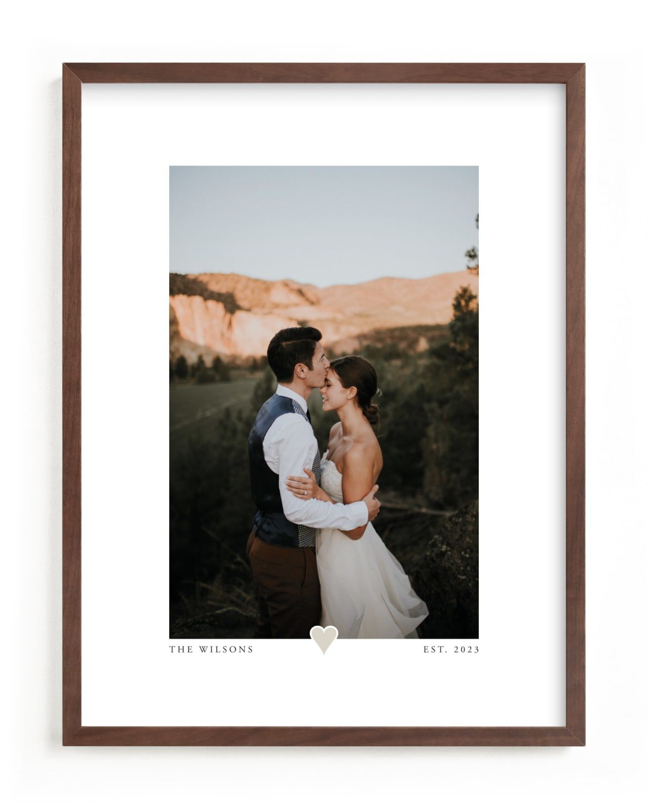 With a Heart - Portrait | Minted