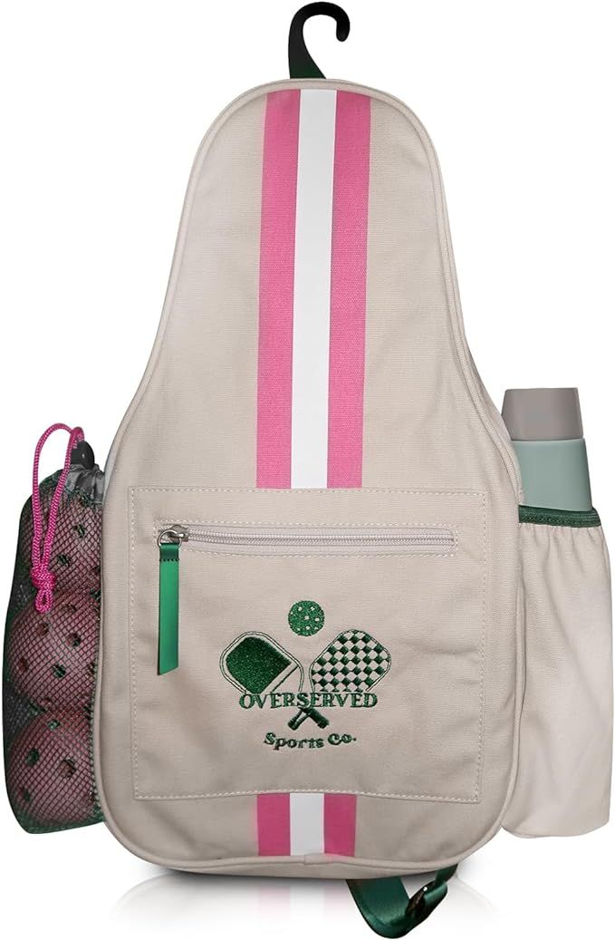 Overserved Sports Co. Pickleball bag, Women's pickleball bag, fits a full pickleball set, best pi... | Amazon (US)