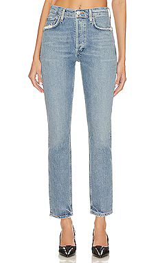 Riley Long High Rise Straight
                    
                    AGOLDE | Revolve Clothing (Global)