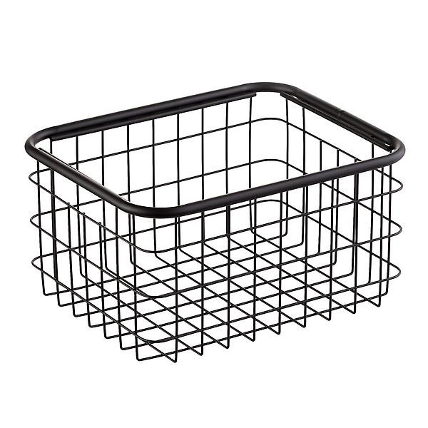 Deep Medium Urban Stackable Wire Basket BlackBy The Container Store4.722 Reviews$24.99/eaOr 4 pay... | The Container Store
