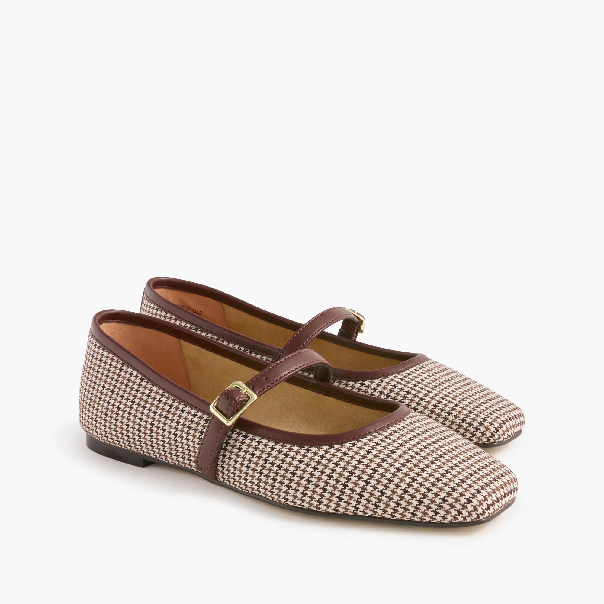 Plaid square-toe Mary Janes | J.Crew Factory