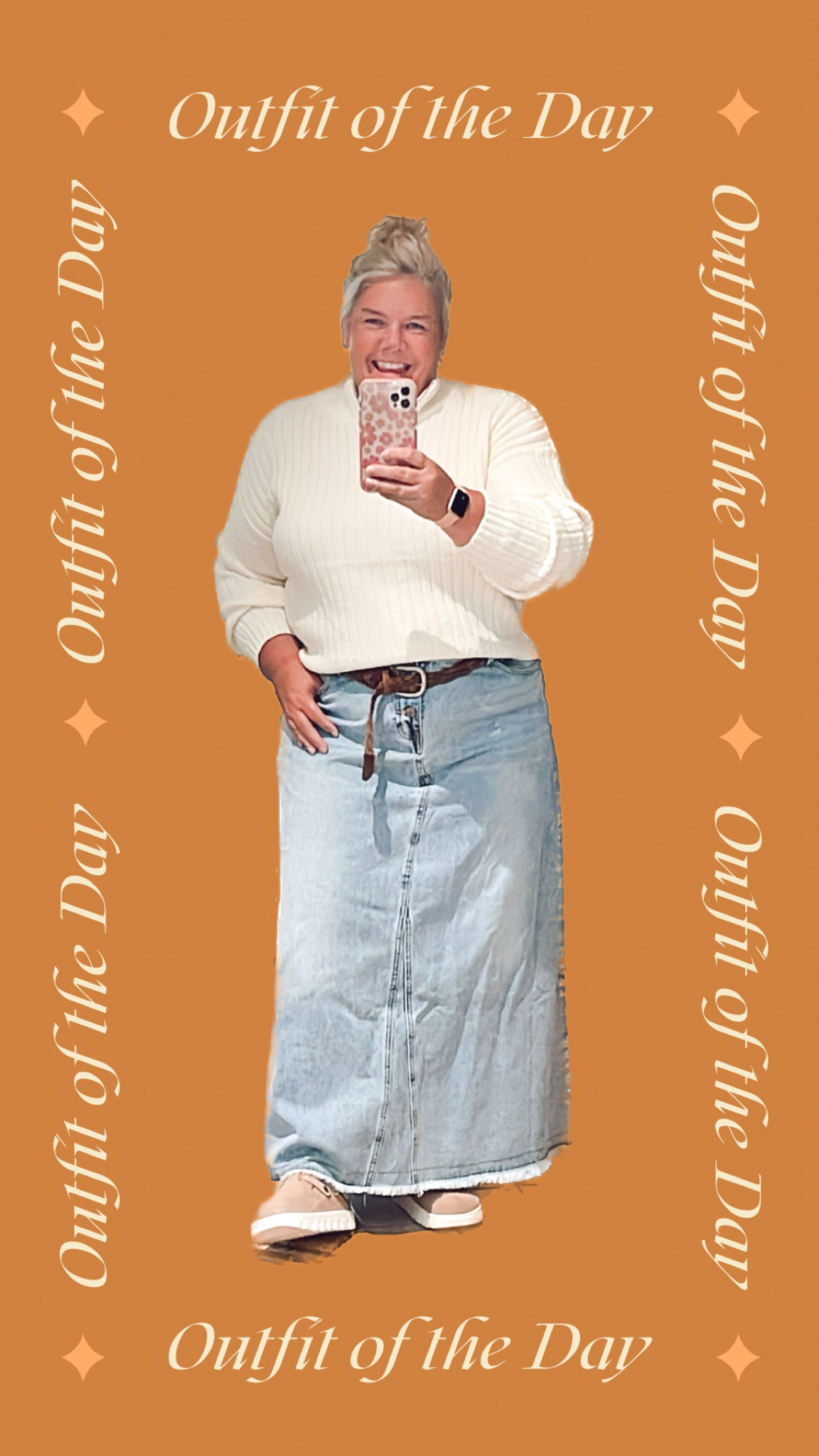 Here’s a for sure fun one! Pair a denim skirt with any cream sweater and some clogs and you will be Fall Styling for sure!! I’ve sourced many options for this look! #falloutfit #midsizestyle #midlifewomen #fallstyleinspo

#LTKover40 #LTKmidsize #LTKstyletip
