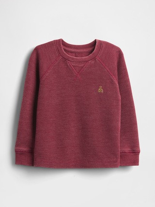 Baby & Toddler Textured Crewneck | Gap (CA)