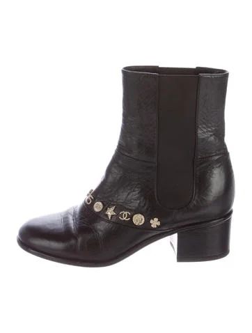 Lucky Charms Leather Ankle Boots | The Real Real, Inc.