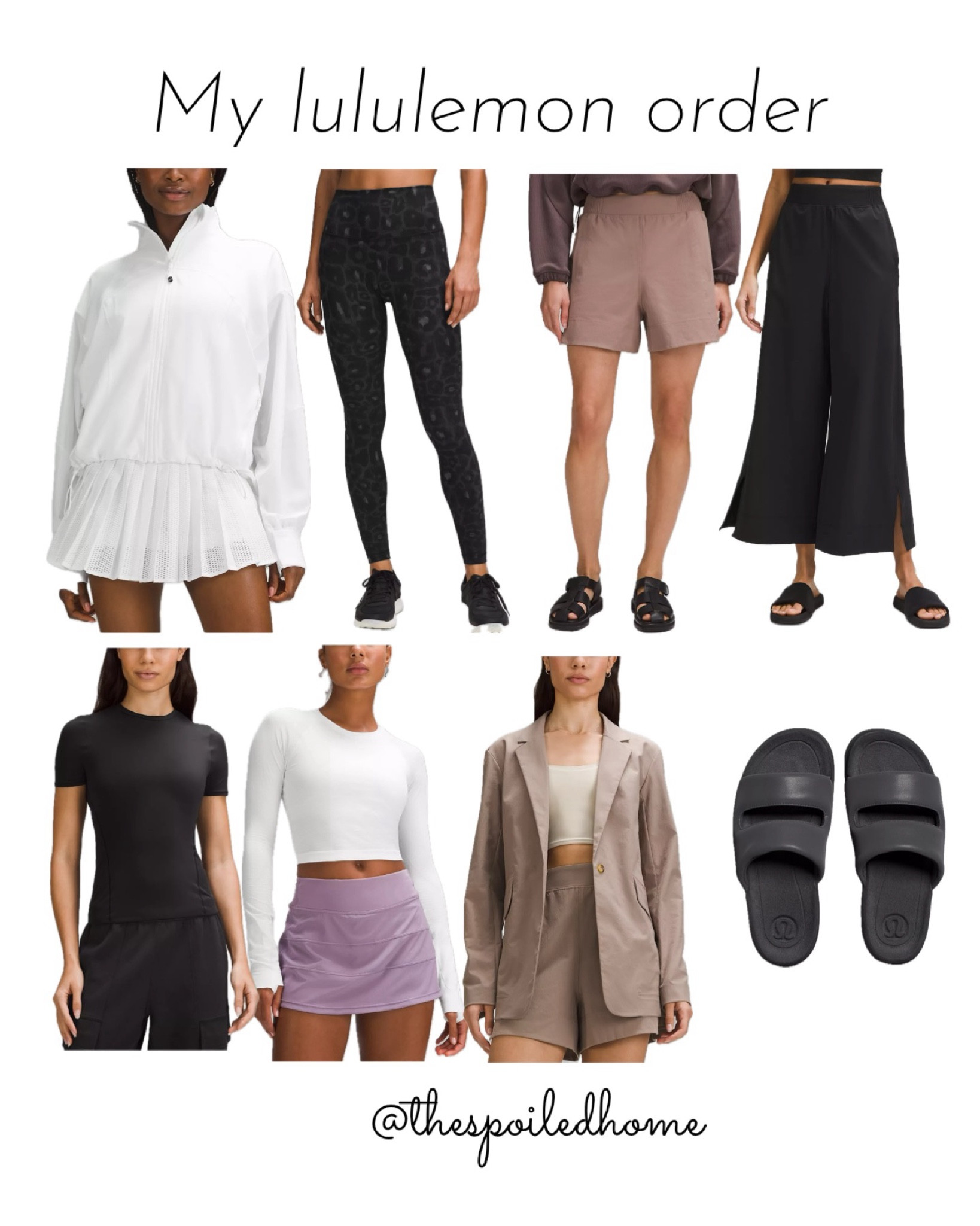 My @lululemon order 