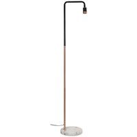Minisun - Industrial Style Floor Lamp with Marble Base - Copper | ManoMano UK
