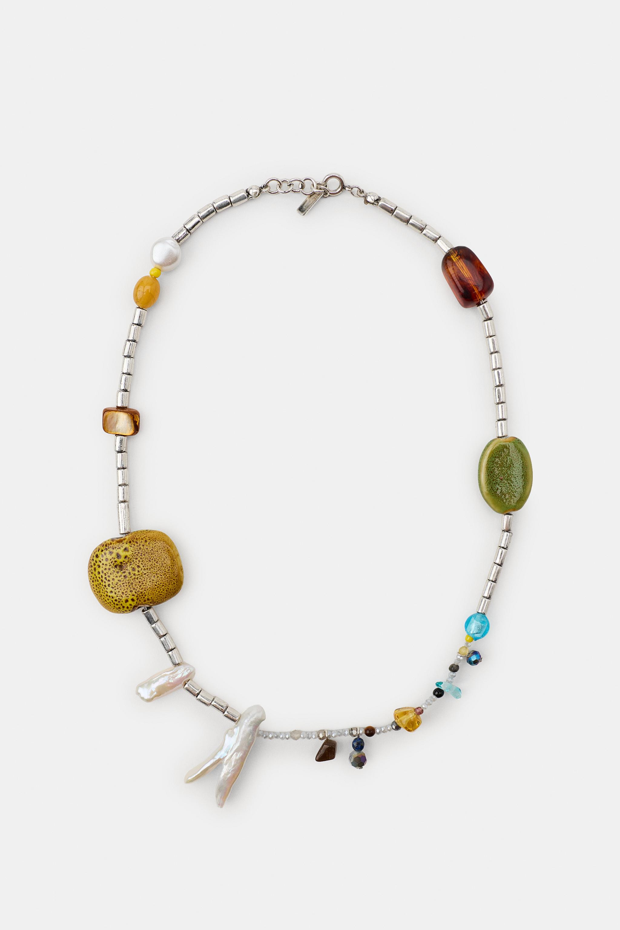 BEADED SEASHELL NECKLACE | Zara UK