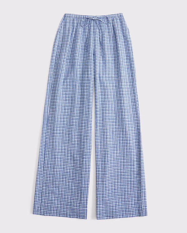 Linen-Blend Pull-On Pant | Abercrombie & Fitch (US)