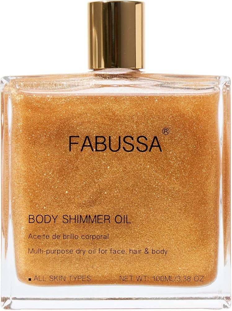Body Shimmer Oil | Hydrating & Illuminating Highlighter for Face, Body & Hair 3.38 Fl Oz | Amazon (US)