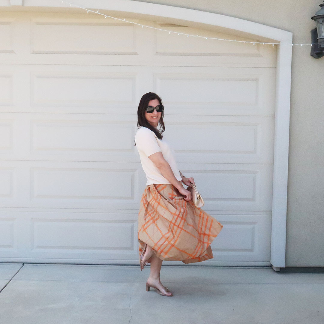 Maxi skirts and glam sandals for summer. Yes please! 

 #LTKootd #LTKOver40