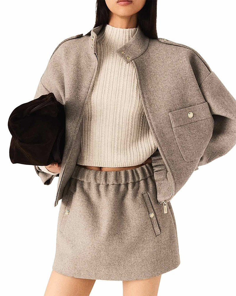 Maje Mixed Wool Jacket | Bloomingdale's (US)