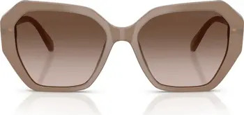 56mm Polarized Irregular Geometric Sunglasses | Nordstrom