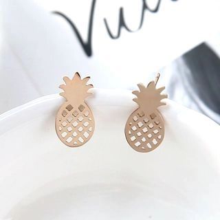 Pineapple Earring | YesStyle Global