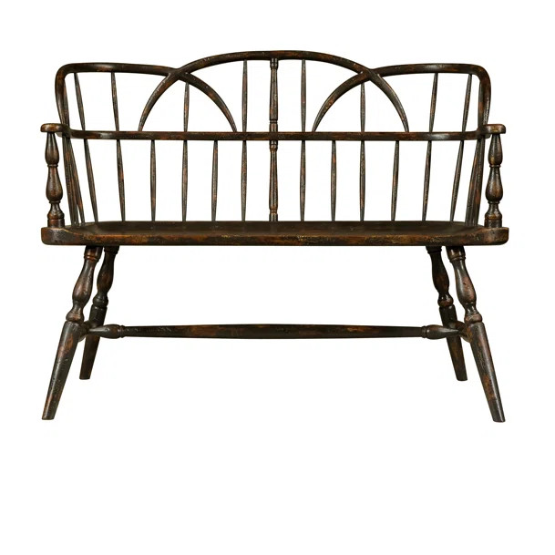 The Hoop Back Wood Bench | Wayfair North America