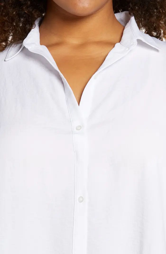 Button-Up Tunic Shirt | Nordstrom
