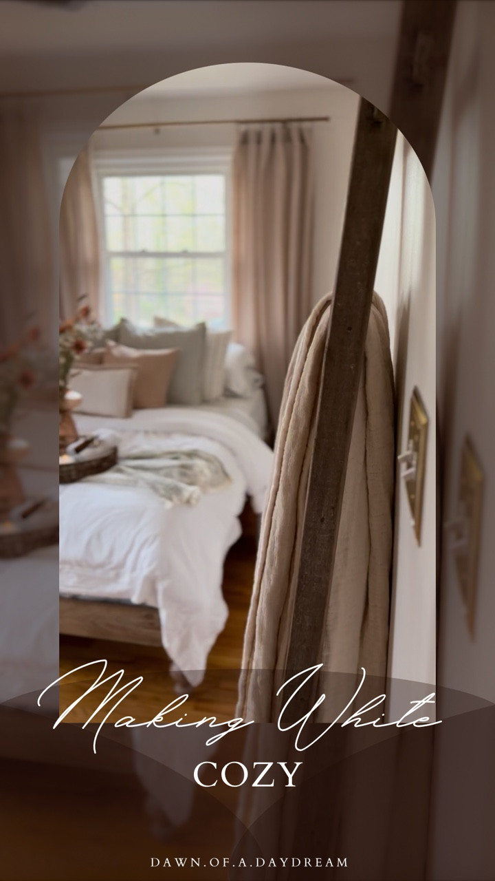 If your white bedding’s feeling a little blah, this one’s for you.
A few simple swaps and suddenly it feels like a cozy retreat instead of a blank canvas 🤍☺️✨

Want my bedding picks plus more cozy options?
Comment BED below and I’ll send them your way 🛏️✨

............................................................................ 

Old house, big dreams and a girl with zero experience figuring it out as she goes! 
This isn’t an expert DIY account. It’s a “you’ve got this too” kind of space 🫶
Follow along and let’s learn together! 💗

🎥 Want more than the pretty before and after? Stories are the heart of the project , unfiltered + in-progress
💌 It’s official: our cozy corner of the internet is open! Swing by the website , I’d love to see you there.

............................................................................