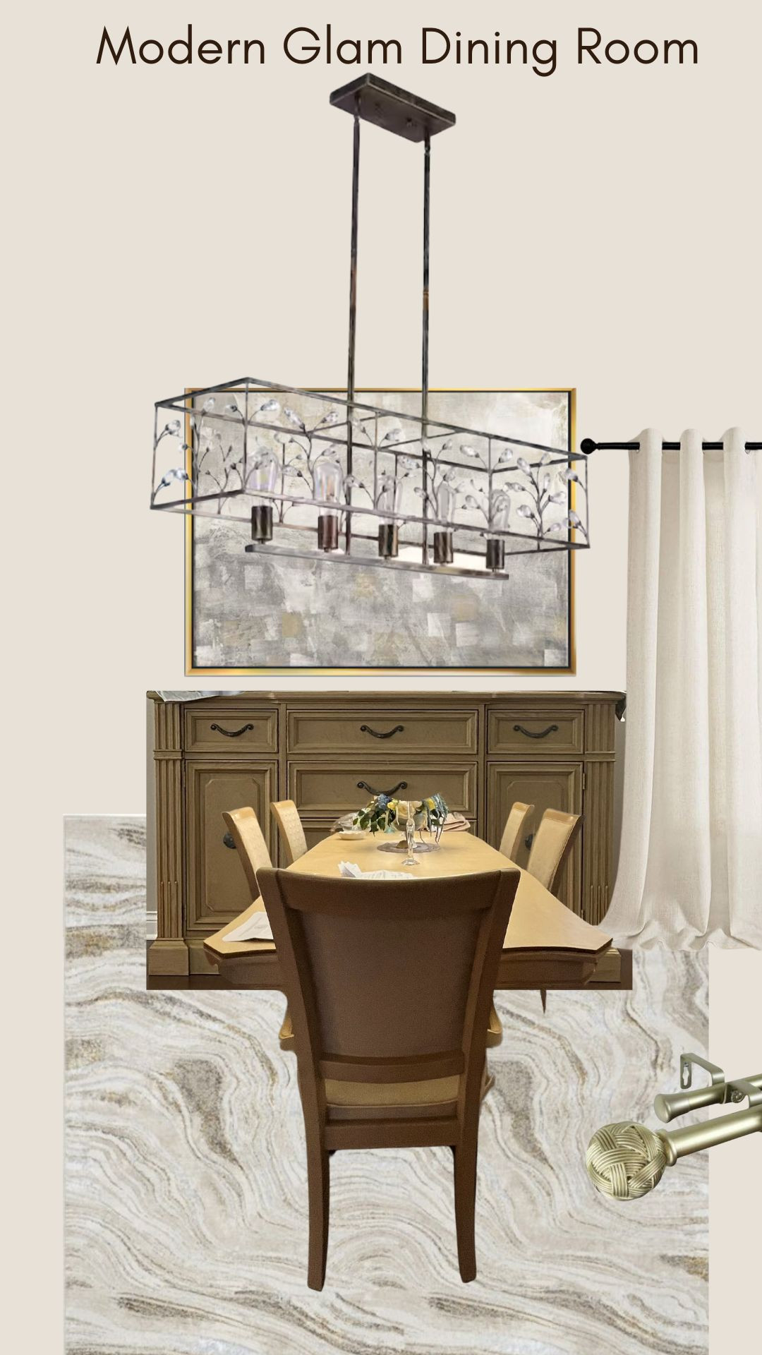 Modern Glam Dining Room 

 #LTKHome