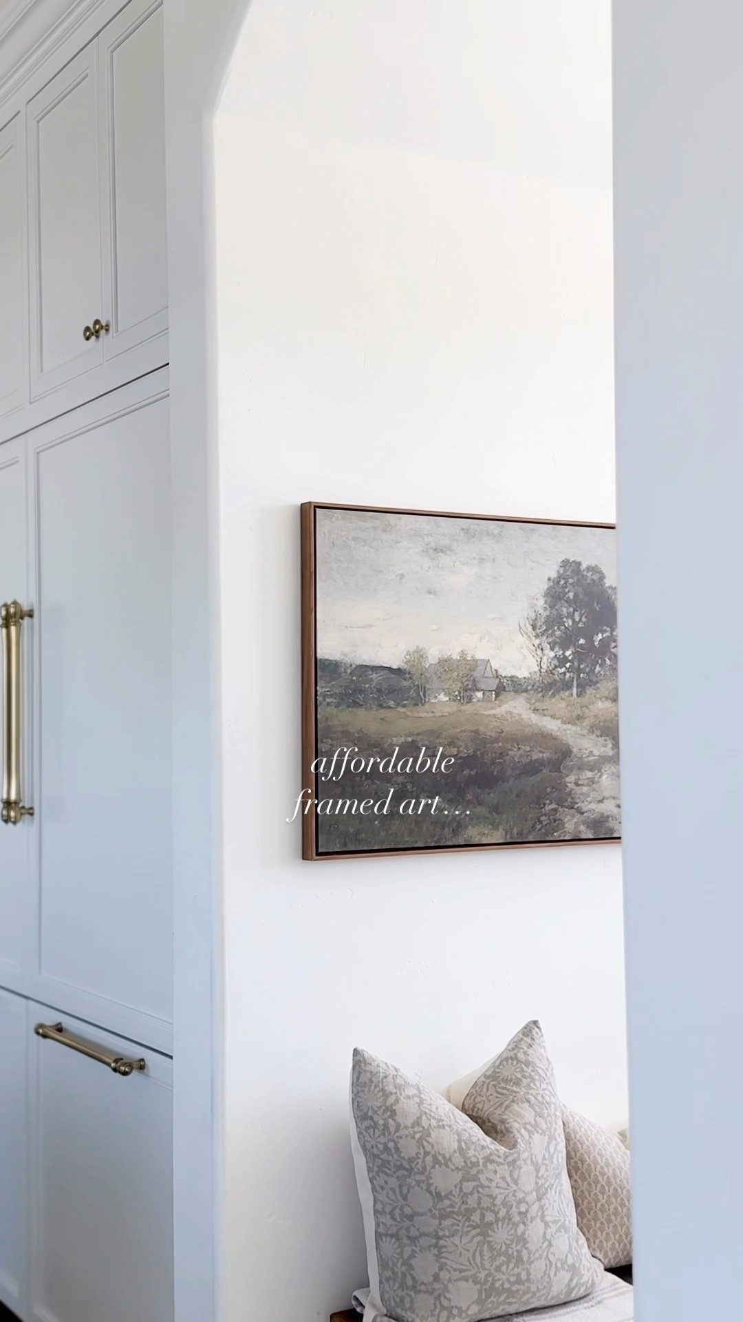 My new framed canvas art is amazing at under $70 for a 24x36!  This and others come in multiple sizes & frame colors!  Mine is natural!

#LTKHome #LTKFamily