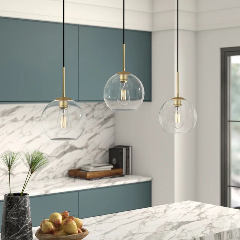 Snead 3 - Light Kitchen Island Globe Pendant | Wayfair North America