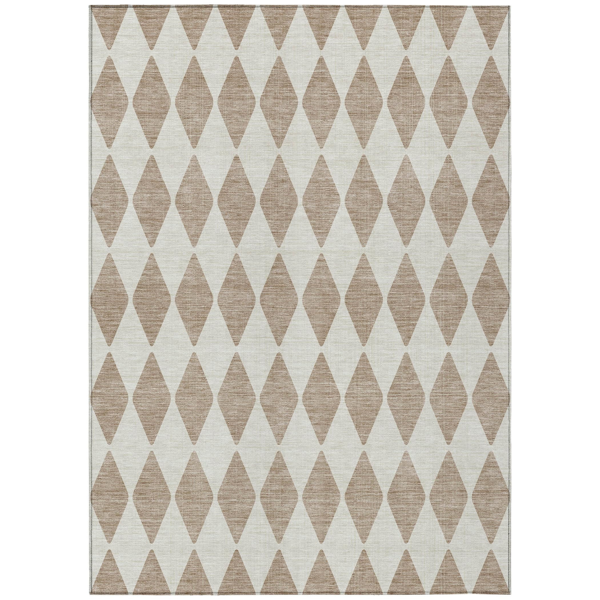Addison Rugs Chantille ACN578 Taupe 8' x 10' Indoor Outdoor Area Rug, Easy Clean, Machine Washabl... | Amazon (US)