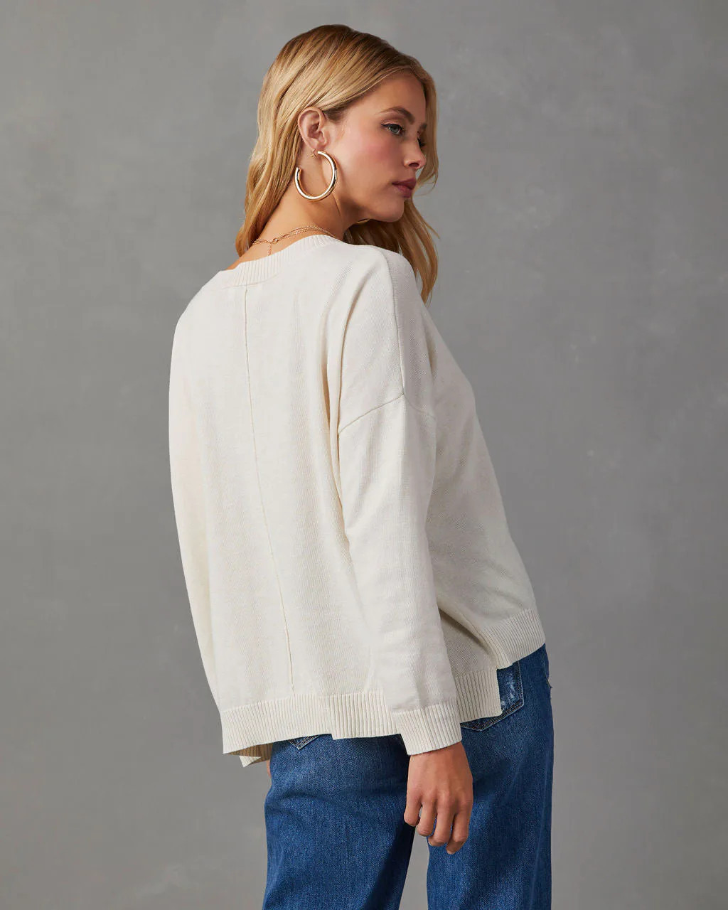 Quentin Crew Neck Pullover Sweater | VICI