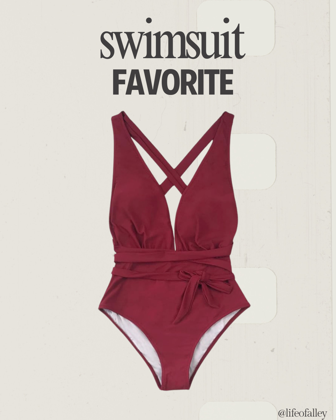 One of my spring 2026 favorite swimsuits from Cupshe!  

 #LTKSeasonal #LTKOver40 #LTKSwim