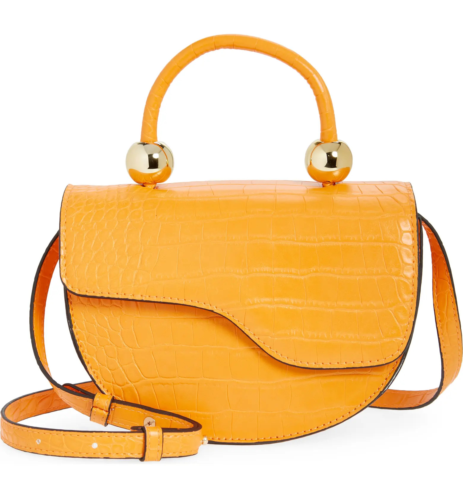 Topshop Cleo Croc Crossbody Bag | Nordstrom | Nordstrom