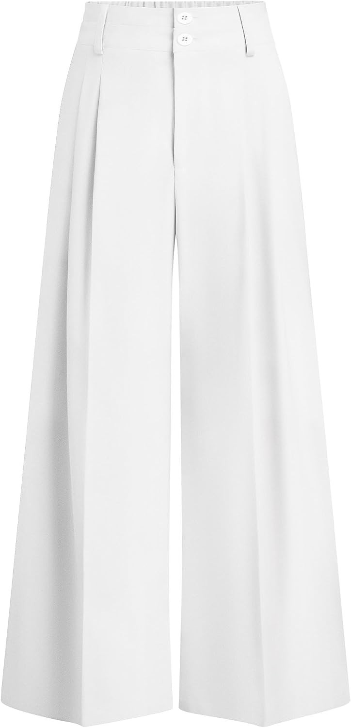 PRETTYGARDEN Women's High Waisted Wide Leg Dress Pants | Amazon (US)