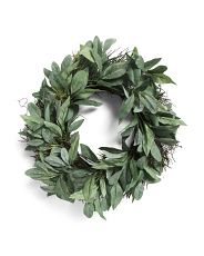 25in Mixed Foliage Spiral Vine Wreath | Marshalls