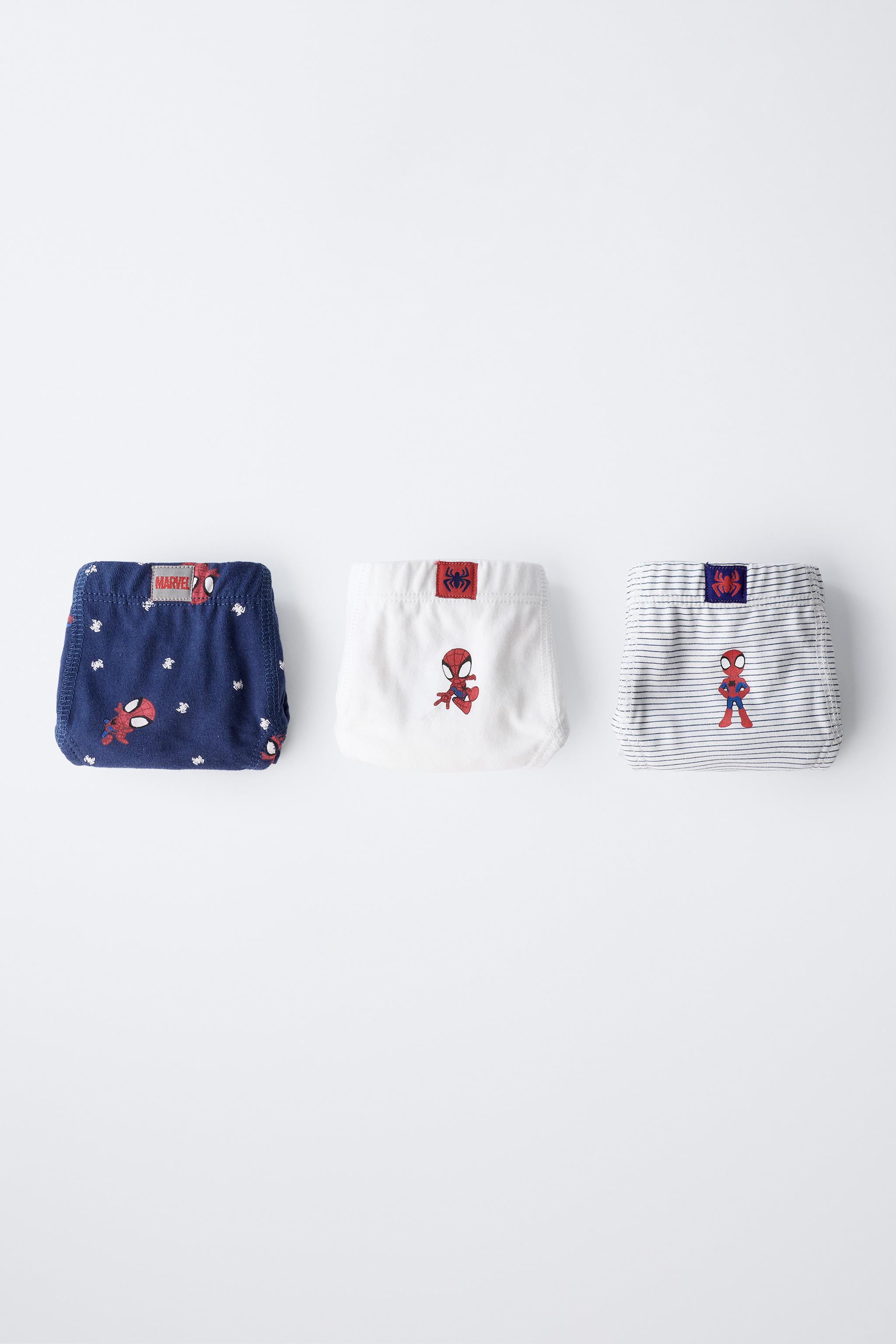 AGES 1 1/2-6/ THREE-PACK OF SPIDEY © MARVEL UNDERWEAR | Zara Canada