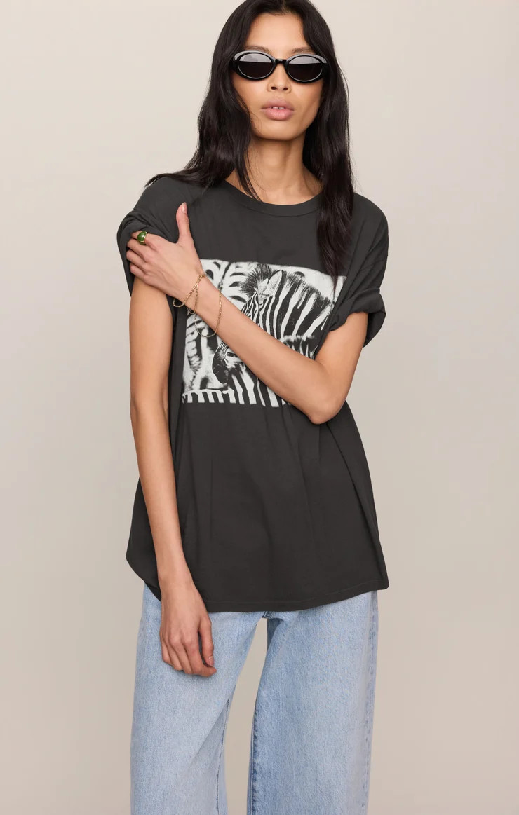 Zebra Graphic Boyfriend Tee | Z Supply