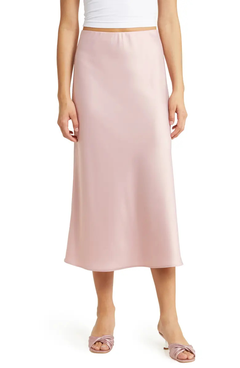 WAYF Rosalina Slip Skirt | Nordstrom | Nordstrom