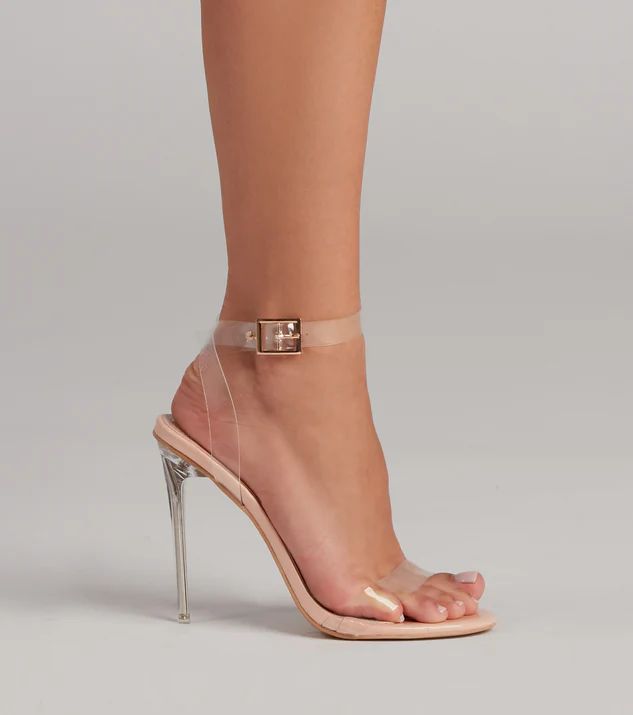 Clear Goals PVC Stiletto Heels | Windsor Stores