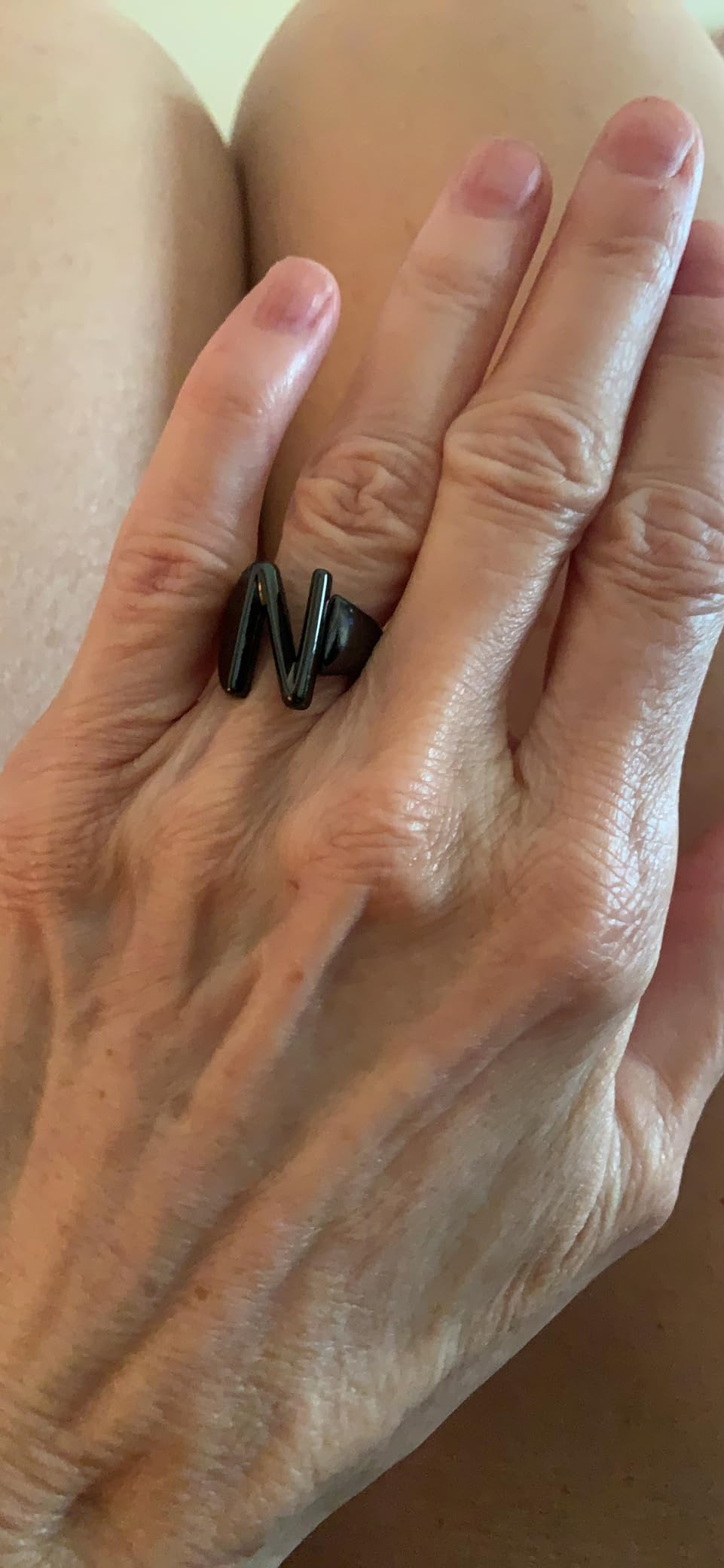 Bold Initial Letter Rings Adjustable, GoldChic Jewelry Women Gold Statement Ring Personalized Eng... | Amazon (US)