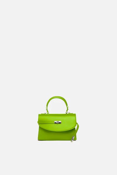 Petite New Yorker Bag in NoLIta Lime - Silver Hardware | Silver & Riley