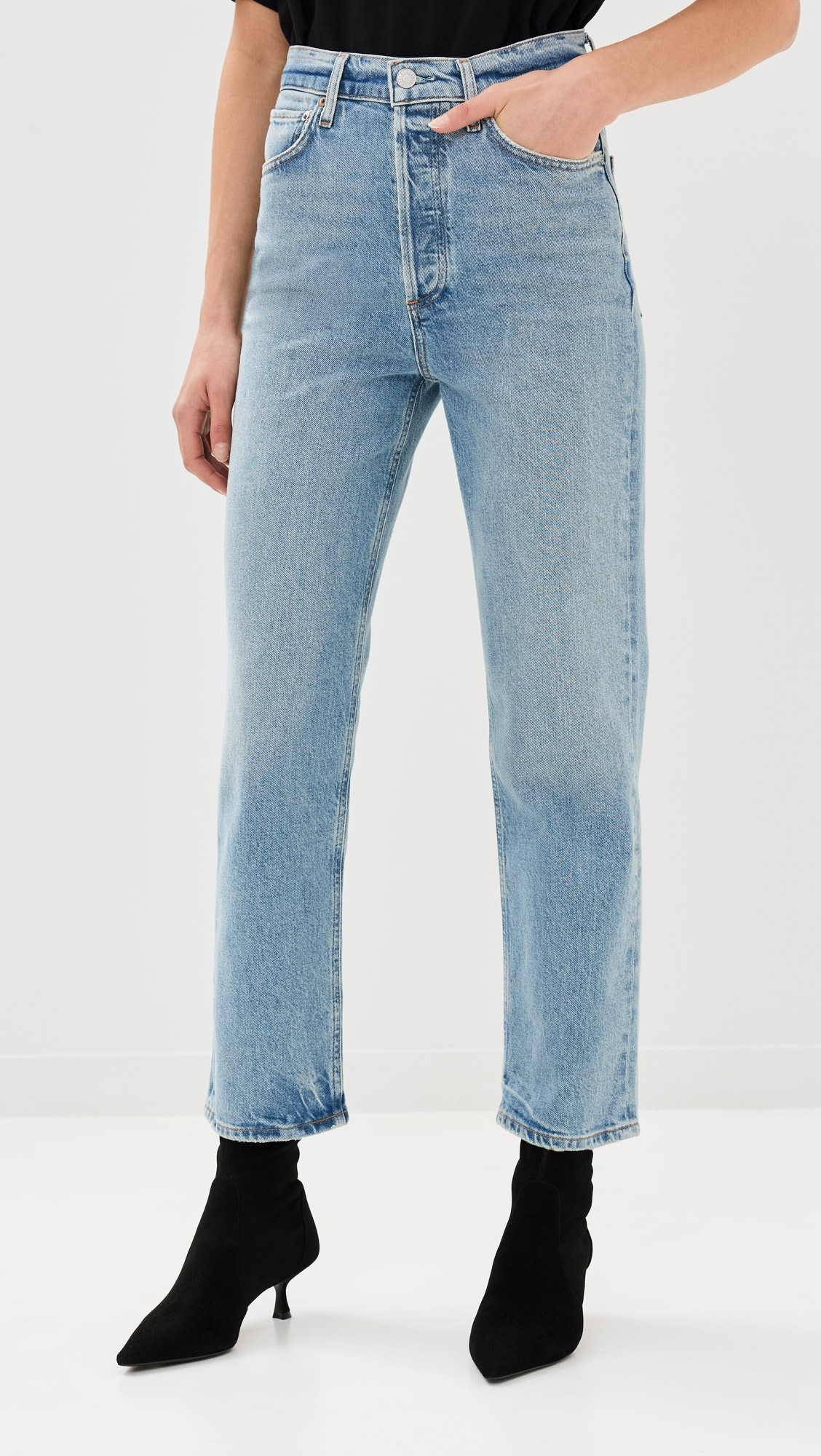 90s Pinch Waist Crop Jeans | Shopbop