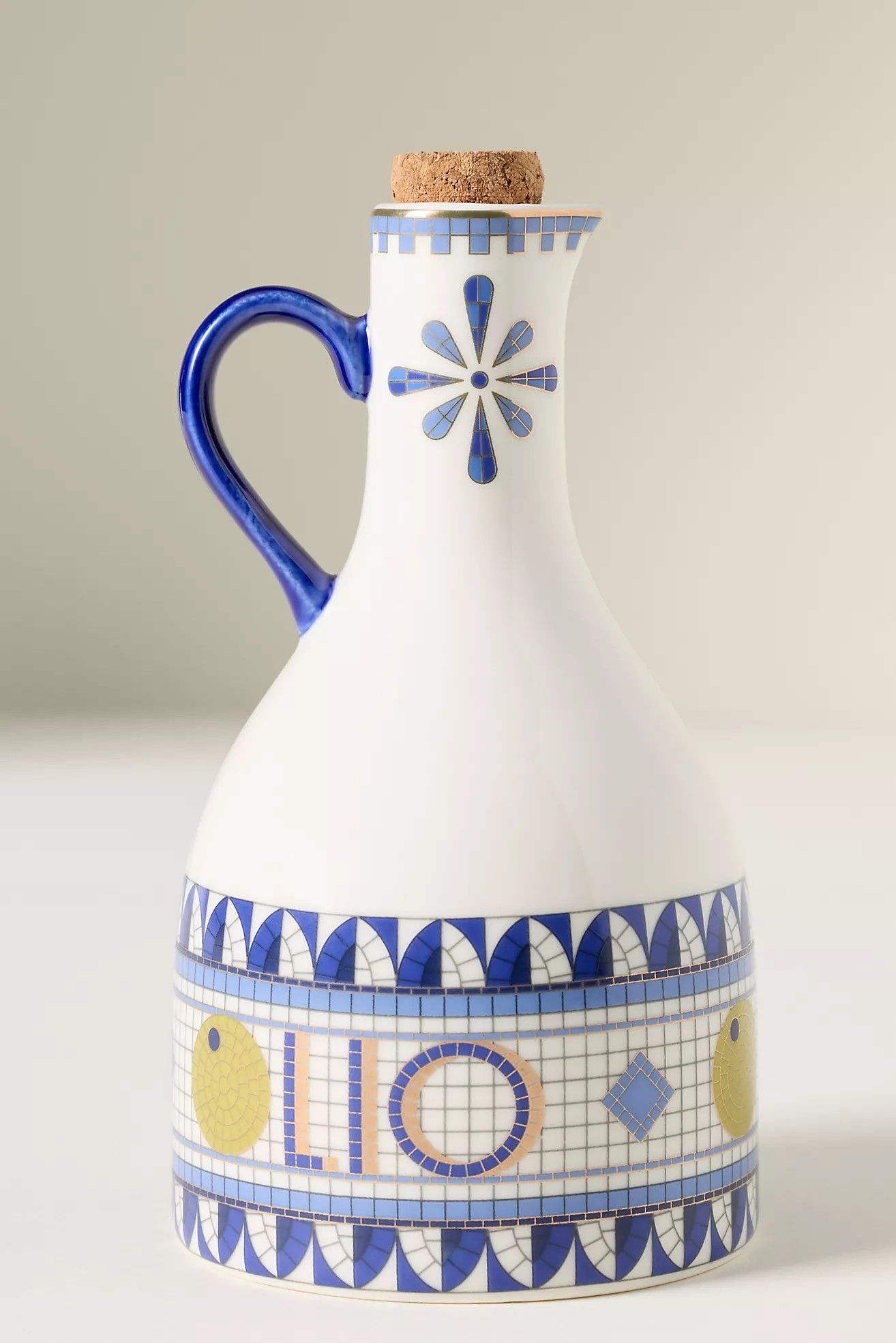 The Bistro Tile Stoneware Oil Cruet: Italia Edition | Anthropologie (UK)