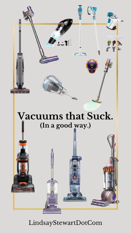 Top Vacuums that suck! In a good way! I almost blew up my little-job vacuum yesterday, which prompted me to poll my audience on their favorite small and big job vacuums and here are the results! 

#LTKhome