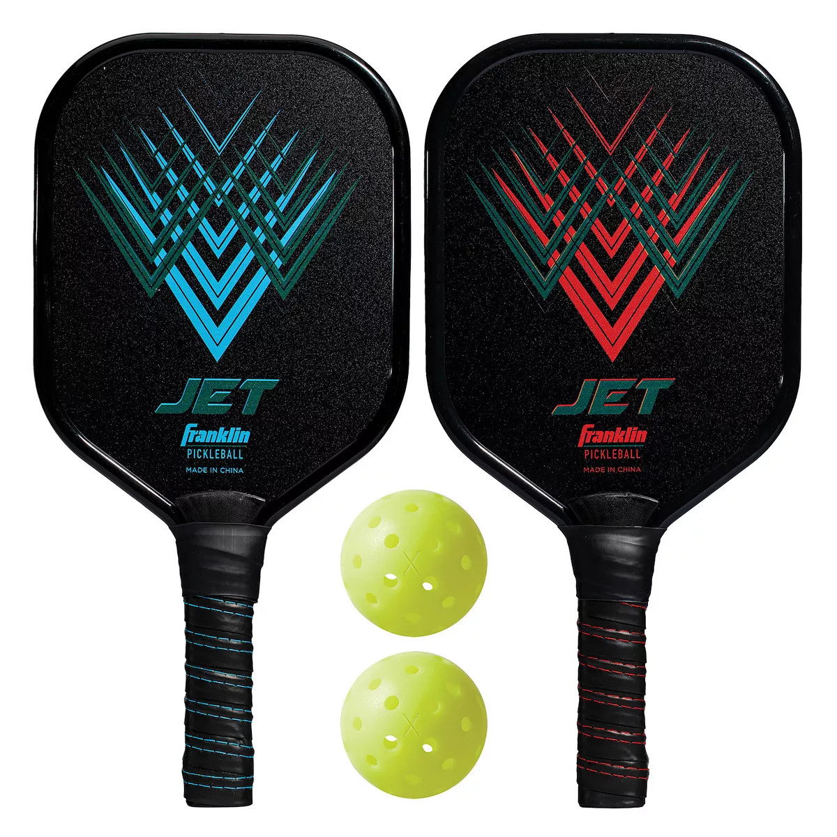 Franklin Sports Pickleball 2 Player Jet Aluminum Paddles and 2 X-40 Pickleballs Set | Kohl's