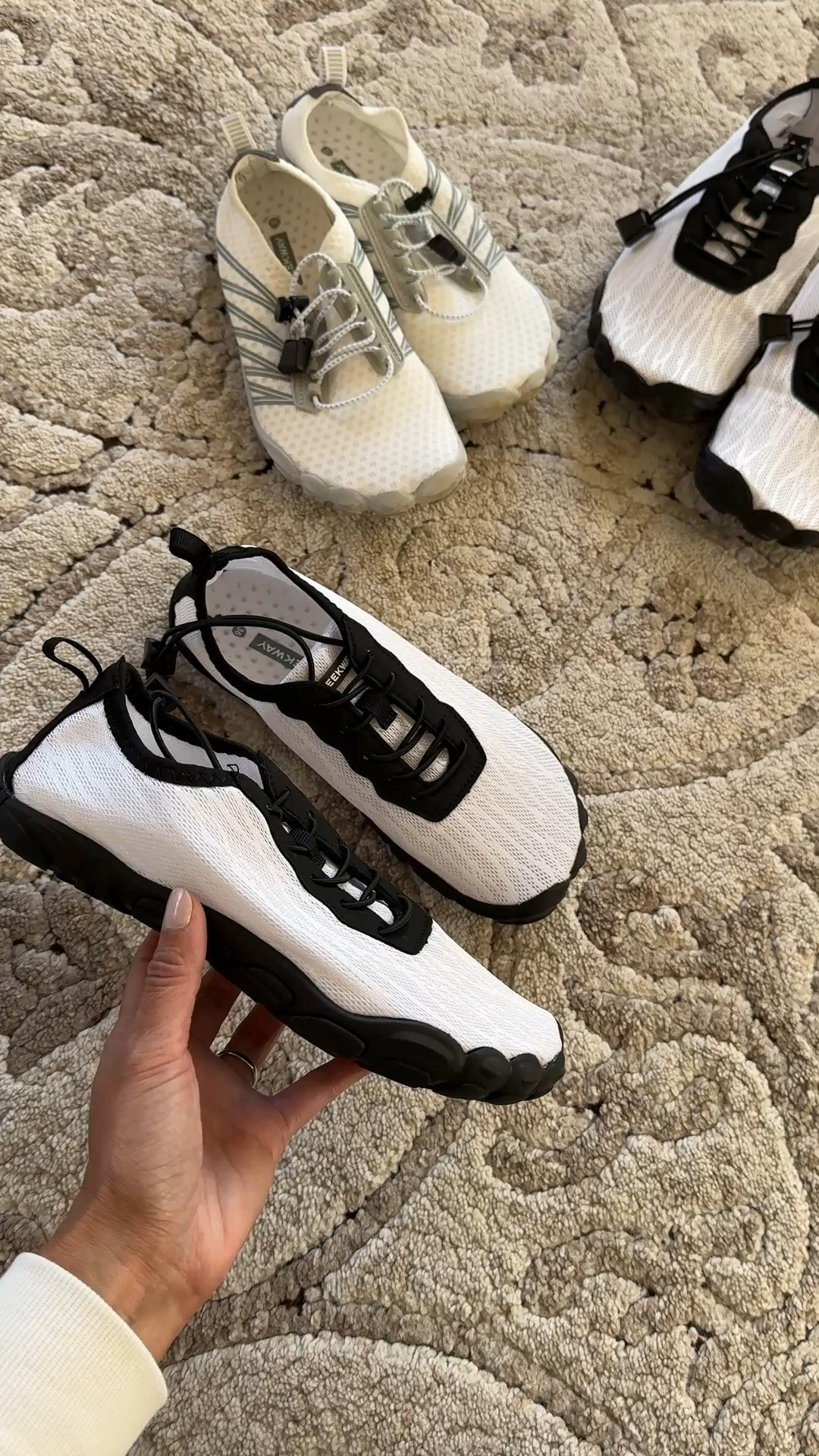 Water shoes. Aqua socks. Hiking. Beach. Lake. Vacation. 
We sized down. Very comfy and non slip for hiking to waterfalls in Hawaii. 
Multiple colors available  

#LTKOver40 #LTKFindsUnder50 #LTKTravel