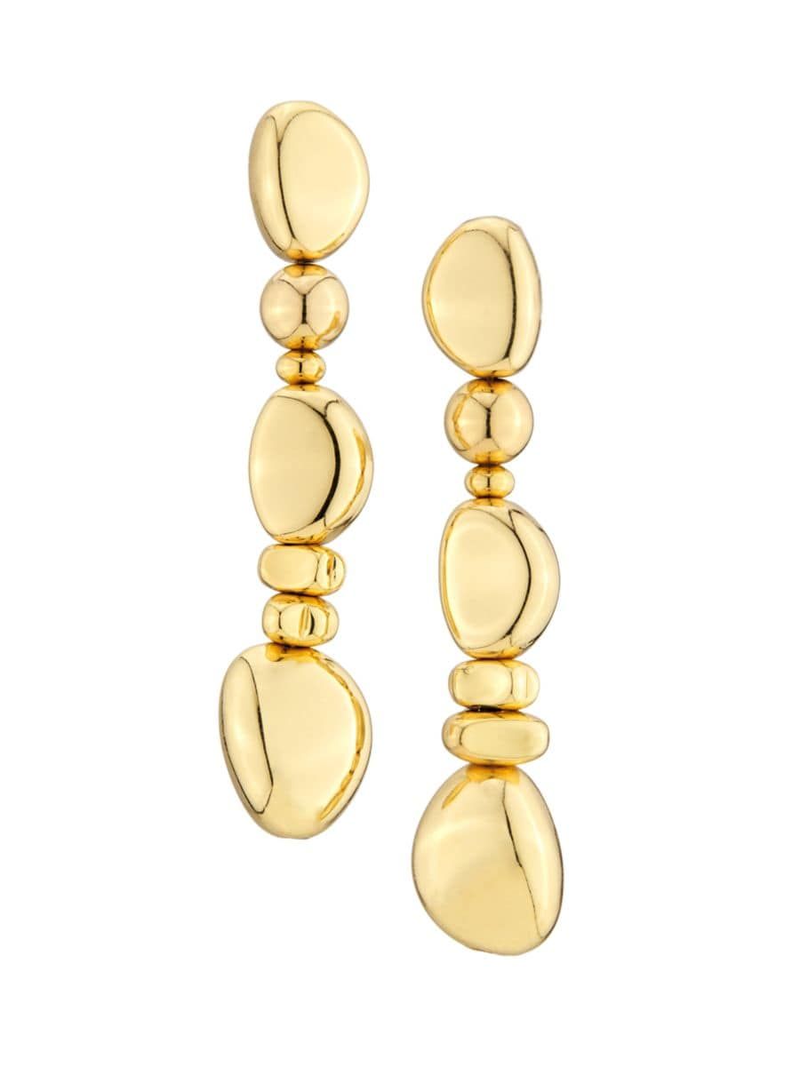 Astro 14K-Gold-Plated Beaded Drop Earrings | Saks Fifth Avenue
