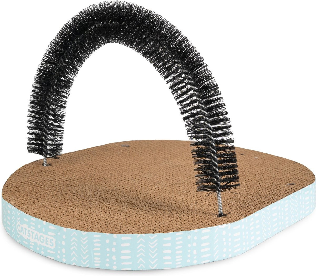 Catstages Scratch & Groom Scratch Pad & Grooming Brush Cat Toy | Chewy.com