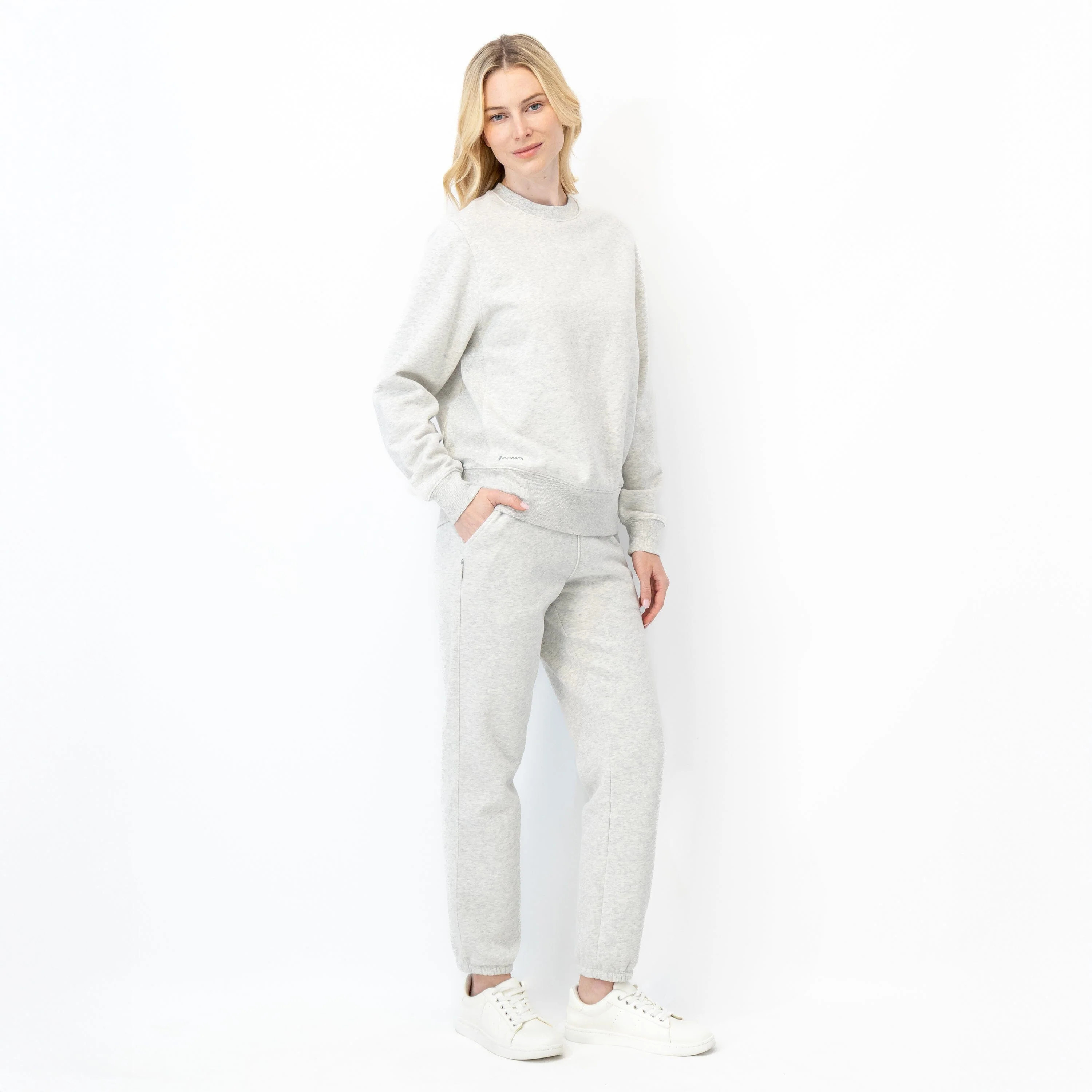 Ready Crewneck - Heather - Ivory | Rhoback | RHOBACK