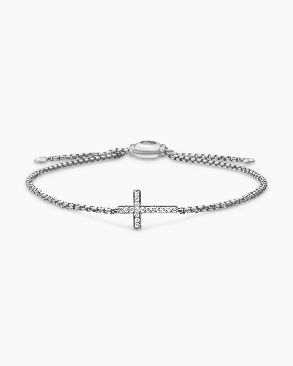Petite Pavé Cross Chain Bracelet | David Yurman