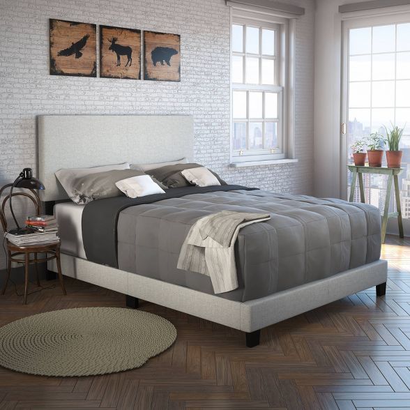 Monroe Linen Upholstered Platform Bed Frame - Eco Dream | Target