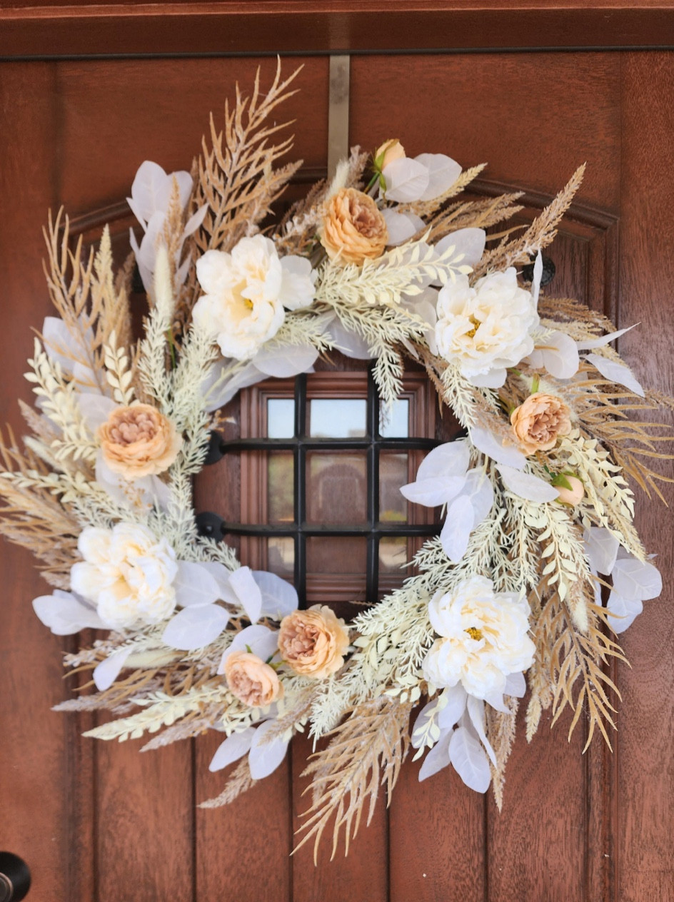 This wreath is so pretty for fall! It's boho with neutral tones and will match any porch decor 🤍


Fall home decor, pampas, wall decor, back to school, teacher outfits, outdoor furniture, Etsy, country concert, nursery, school supplies, door wreath, coffee table, area rug, faux plants, farmhouse, rattan furniture, sneakers, Halloween costumes, travel essentials, makeup bag, gifts for her, seasonal decor, kitchen utensils, maternity, gold accents 

#LTKhome #LTKstyletip #LTKSeasonal