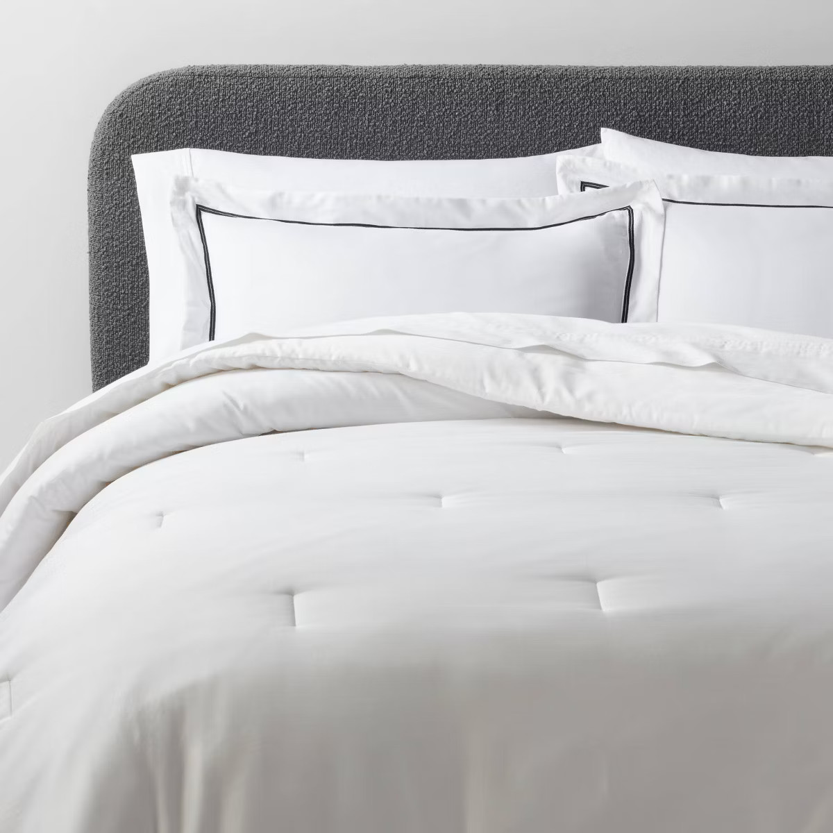 3pc Luxe Embroidered Border Comforter and Sham Set - Threshold™ | Target